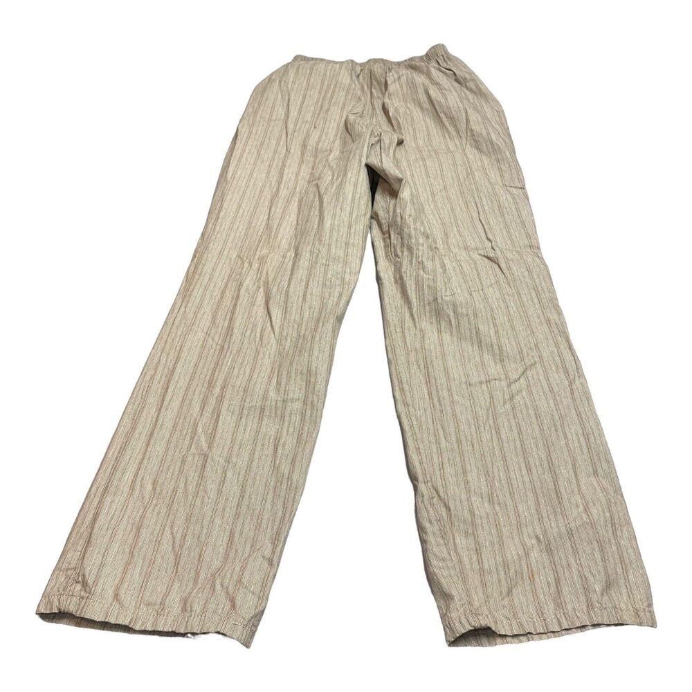 VF Jeanswear Beige Striped Pants Women's Size 12 AVG - Picture 3 of 8